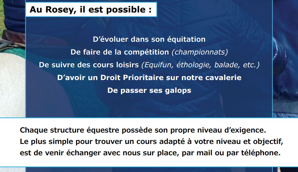 Rentrée 2025 aux Écuries du Rosey, centre équestre dans le pays de Gex