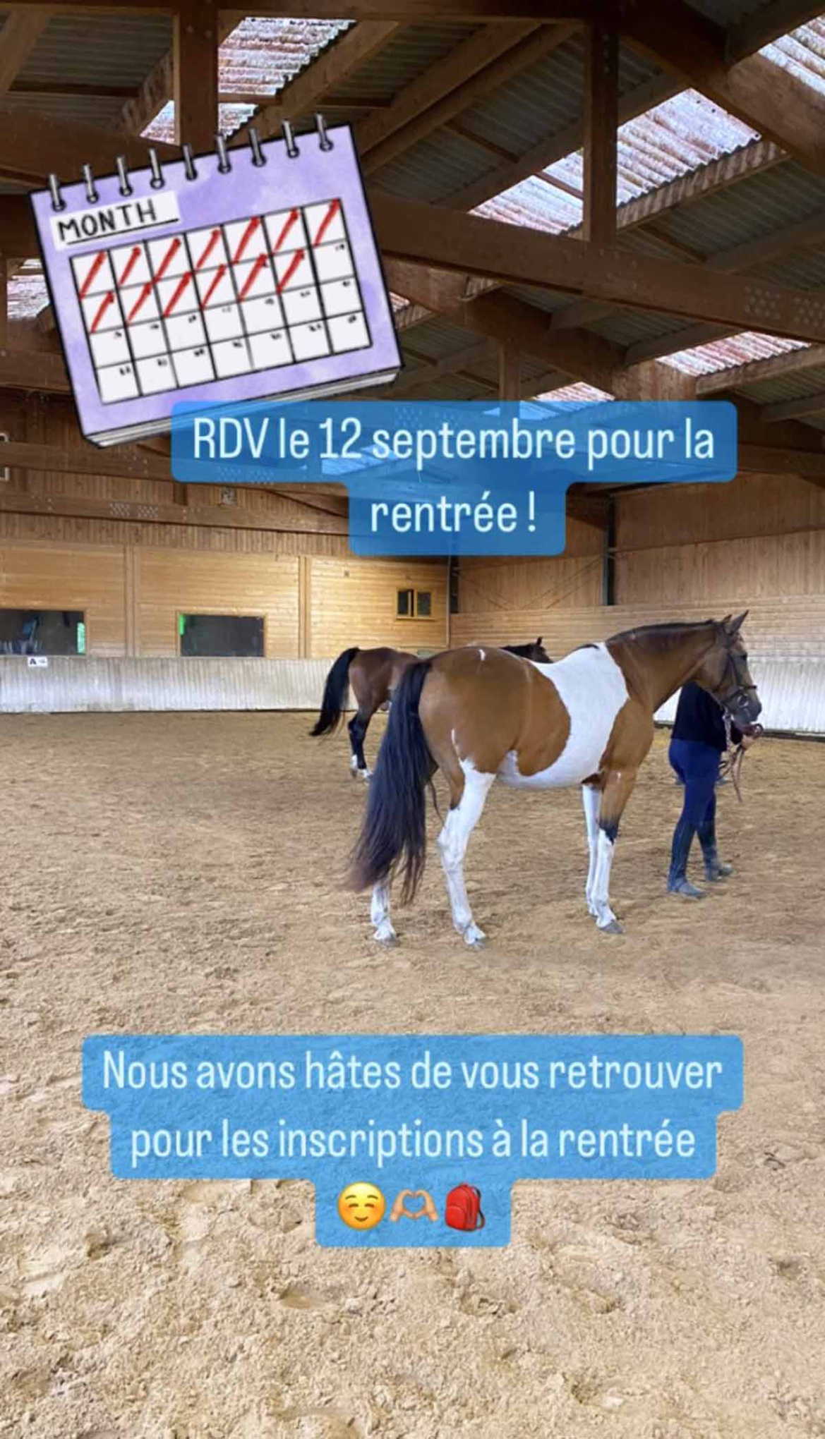C'est les vacances pour le poney club des Écuries du Rosey !