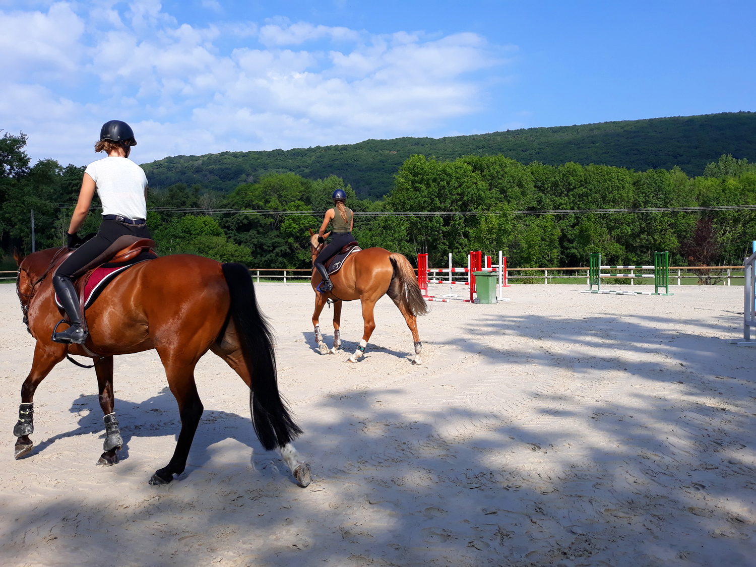 Cours compétition pour Lia & Anthinéa