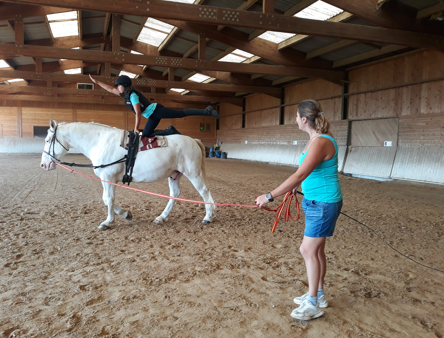 Cours de Voltige au poney club