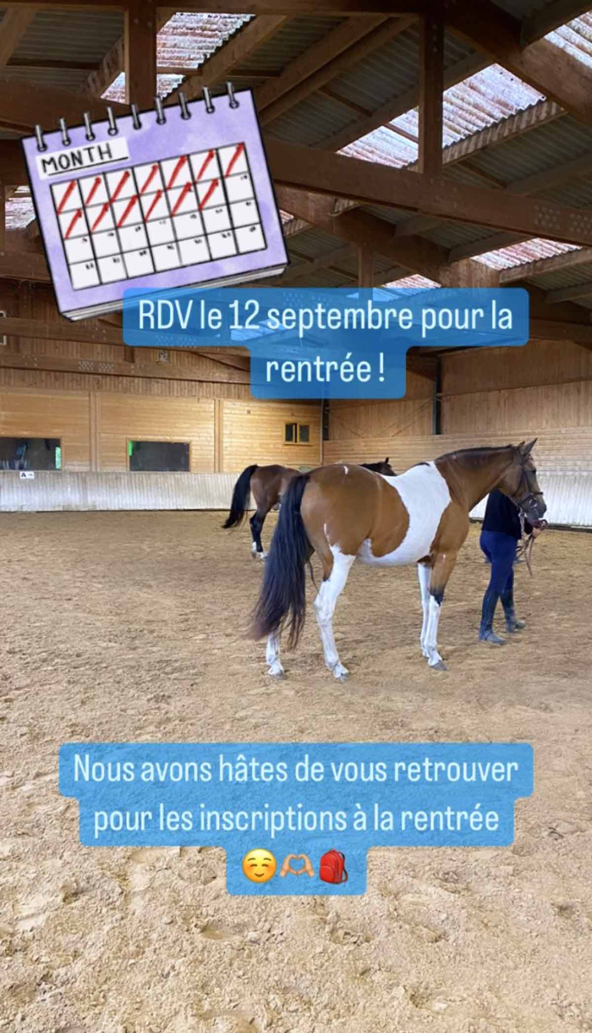 C'est les vacances pour le poney club des Écuries du Rosey !
