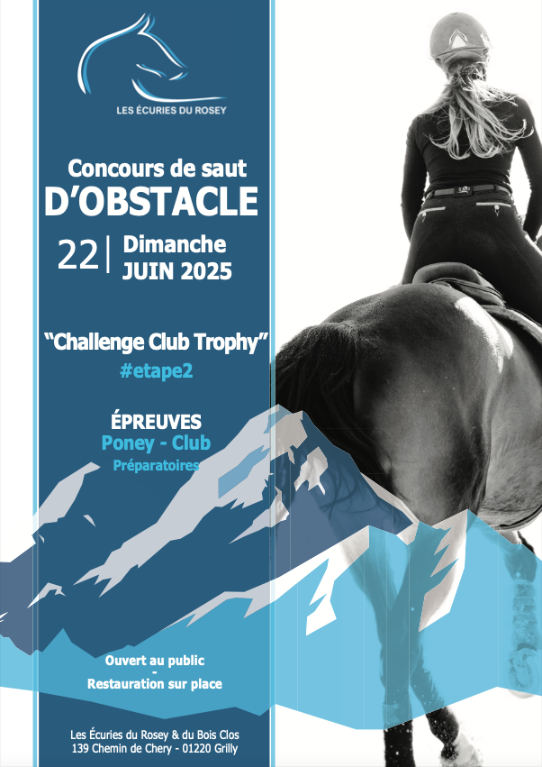 CSO du 8 & 22 JUIN aux Ecuries du Rosey