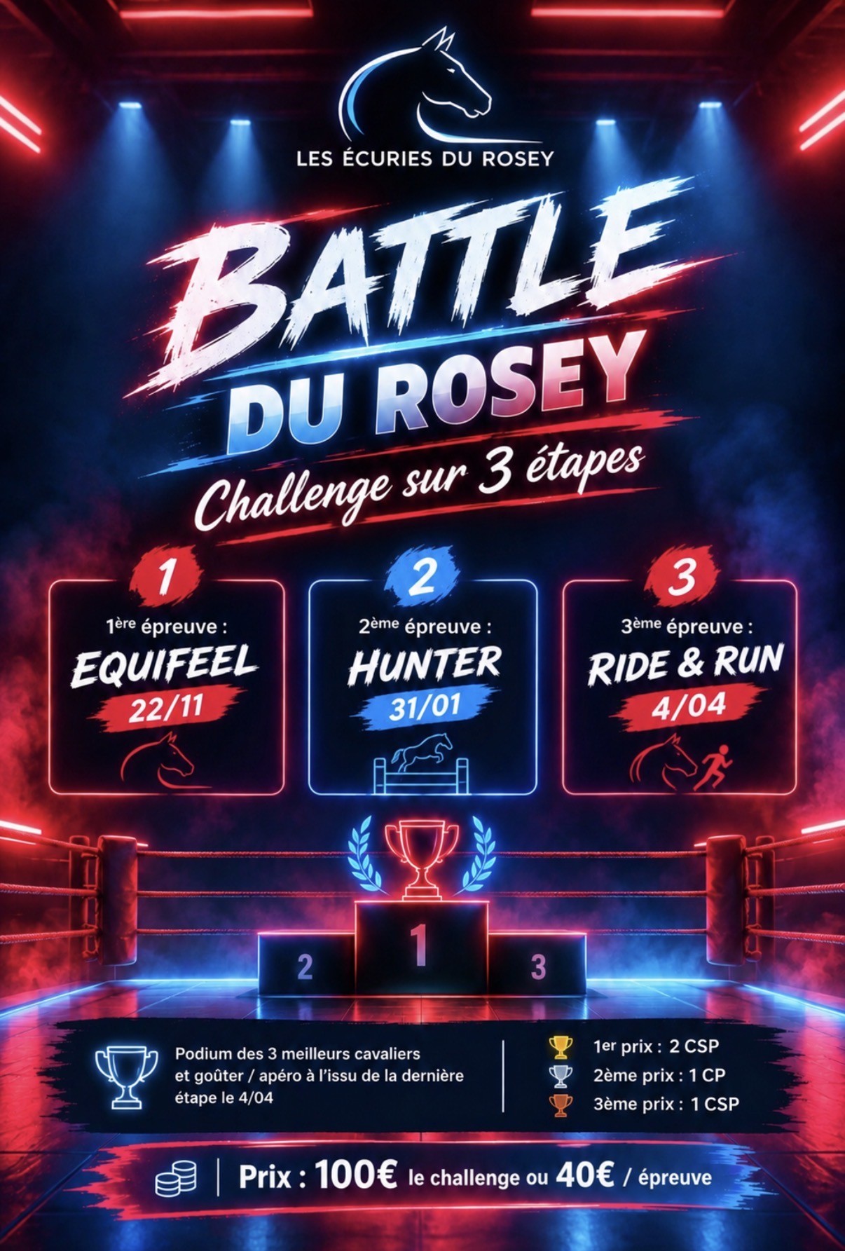 Cette année participez au BATTLE DU ROSEY !