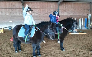 Les cours d'équitation babyponeys au centre équestre des Écuries du Rosey