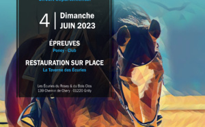CONCOURS DE DRESSAGE dans notre centre équestre dans le pays de Gex
